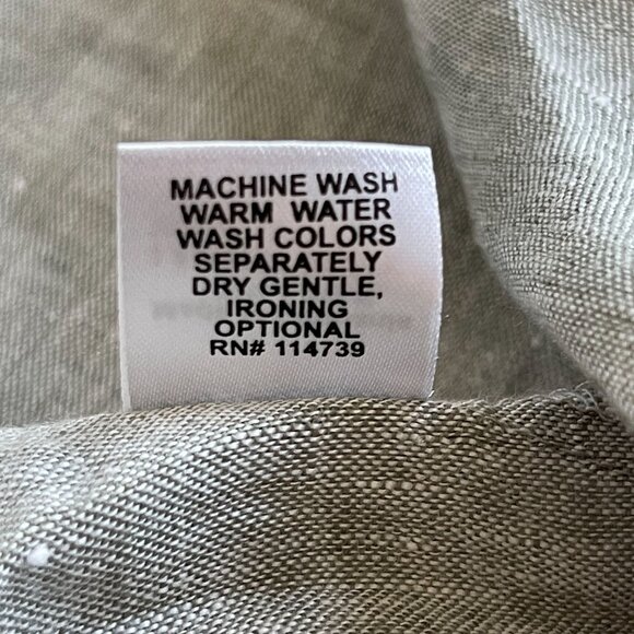 Flax Womens Linen Crop Cardigan Jacket Medium Gray Open Front Lightweight Casual - Picture 7 of 8